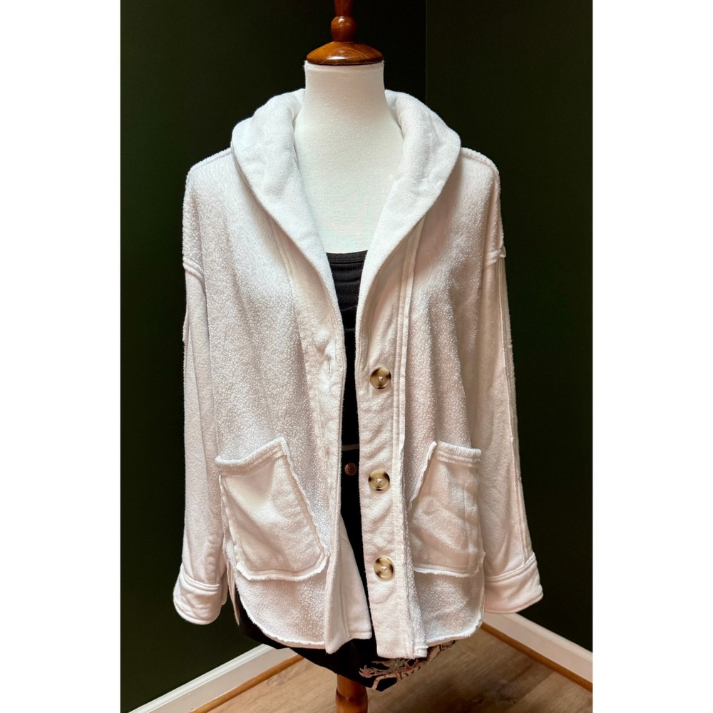 Knox Rose White‎ Oversized Jacket Women's Size M